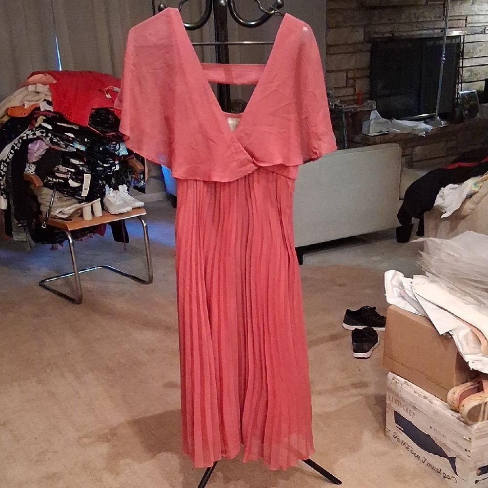 ASOS Pink Backless Dress